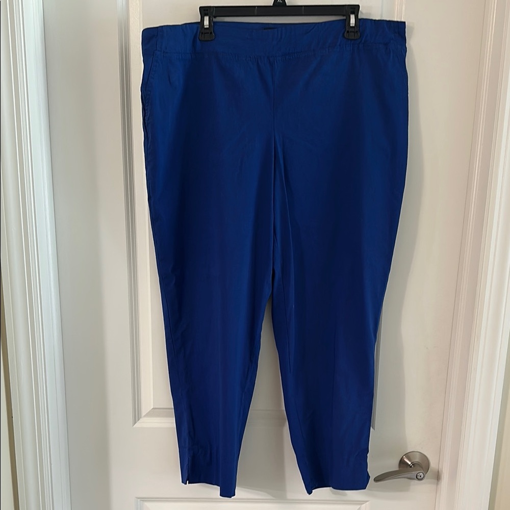 Willi Smith Blue Straight Leg Pants